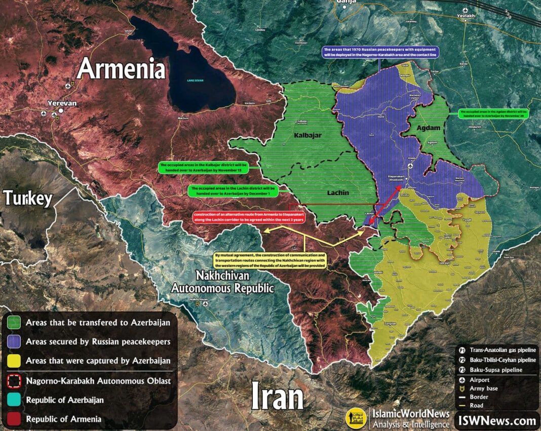 Karabakh Truce Deal Not to Change Iran-Armenia Transit Routes