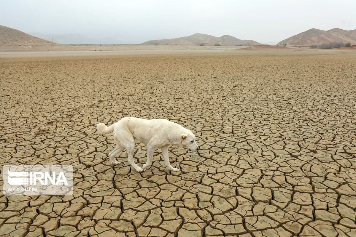 Abdolabad Dam Lake Dries Up in Iran's Bojnourd
