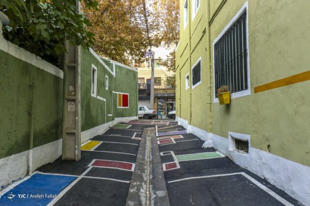 Tehran's Old Alleys Get New 'Colourful' Life