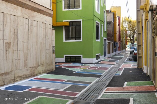 Tehran's Old Alleys Get New 'Colourful' Life