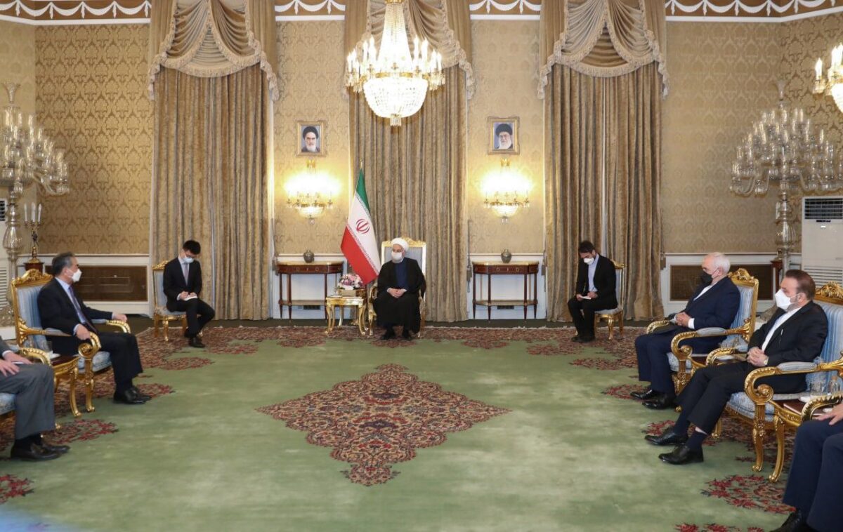 Chinese Foreign Minister Meets with Iran President in Tehran 1 Chinese Foreign Minister Meets with Iran President in Tehran