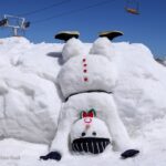Snowman Festival in Tochal Heights North of Tehran