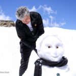 Snowman Festival in Tochal Heights North of Tehran