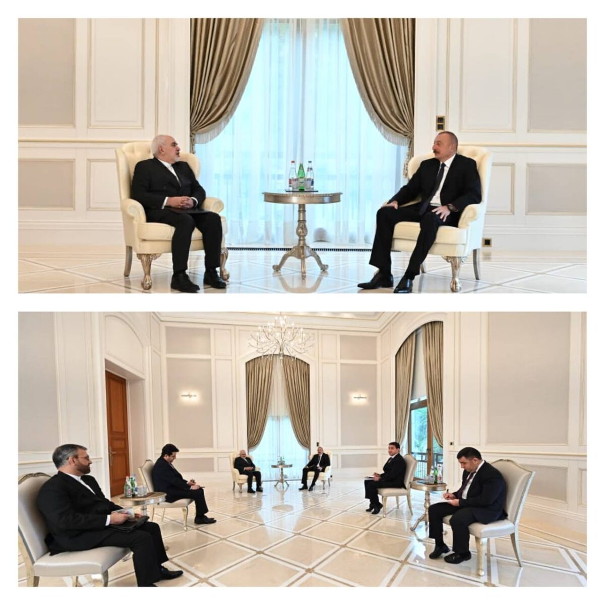 Iran FM, Azerbaijan President Discuss Closer Ties 1 Iran FM, Azerbaijan President Discuss Closer Ties