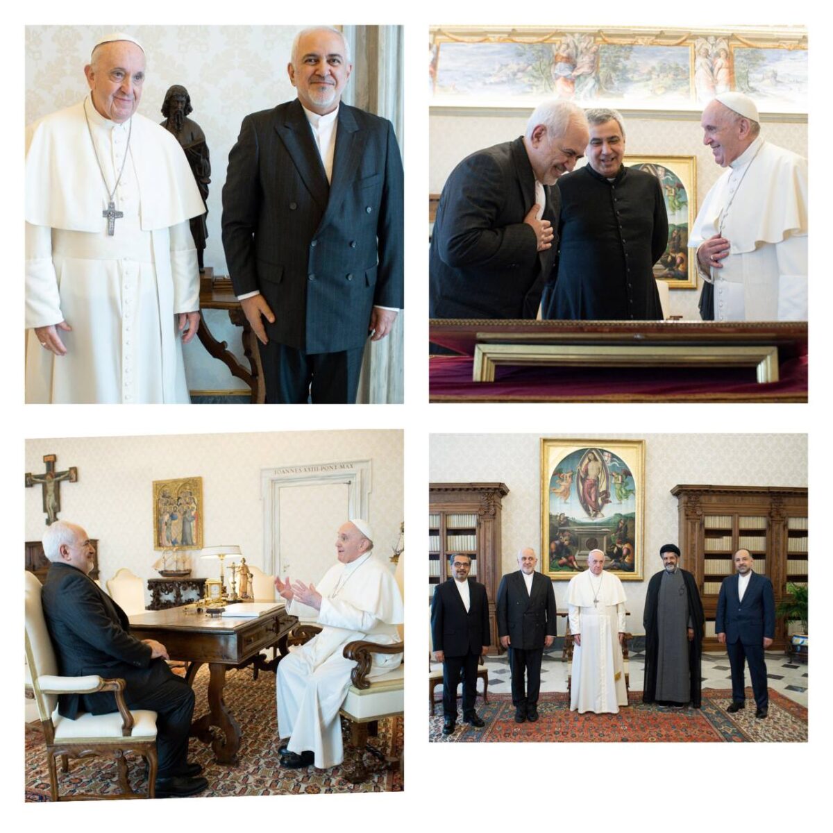 Iran FM, Pope Francis Discuss US Sanctions, Palestine Suffering