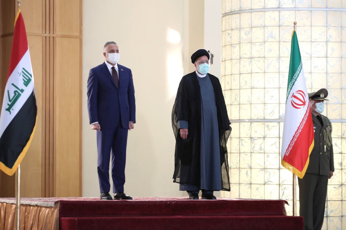 Iranian president officially welcomes Iraqi PM in Tehran