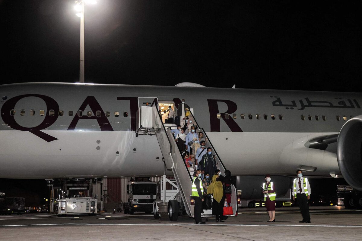 First intl. flight from Afghanistan since US withdrawal in Doha