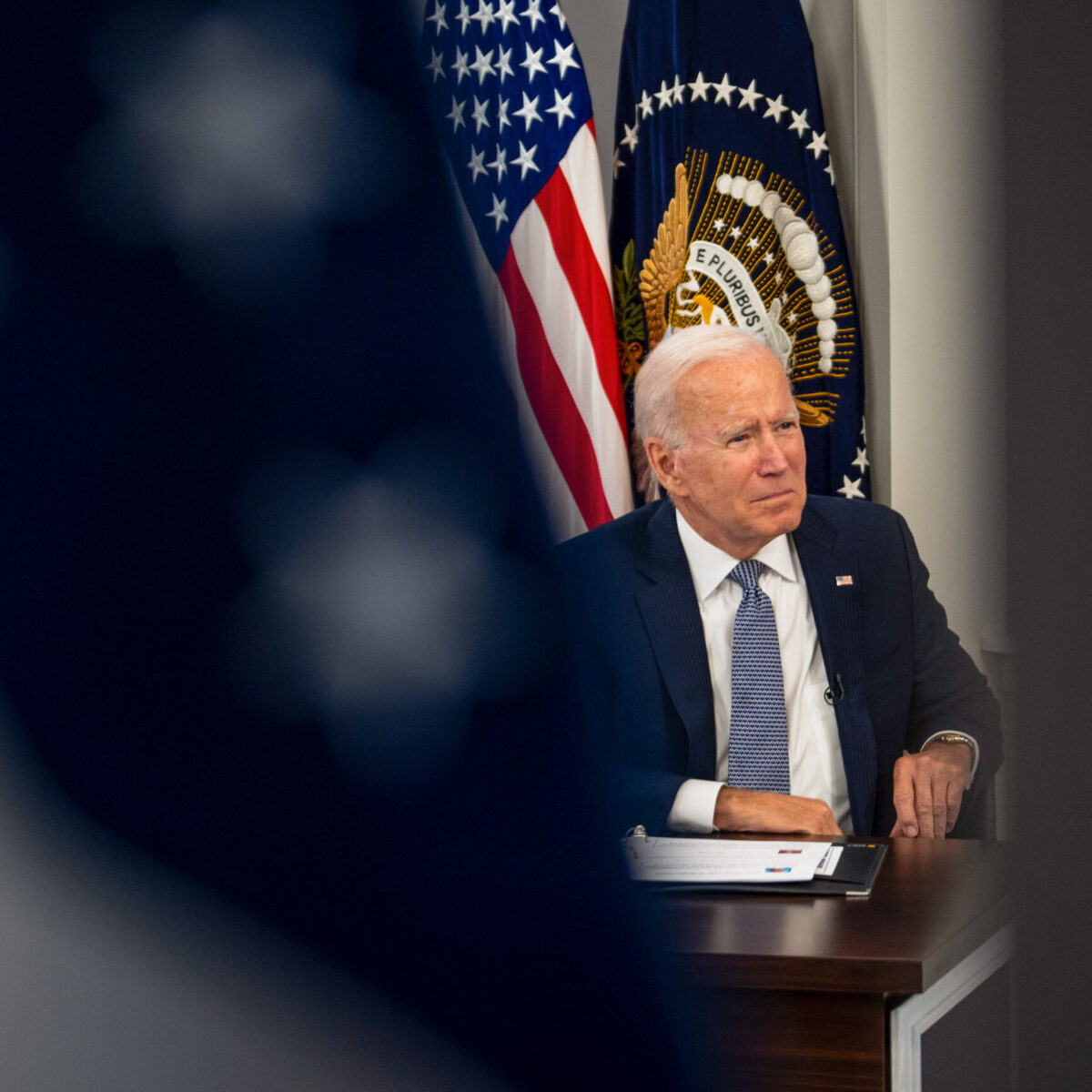 Biden approval rating falls to lowest amid national crises