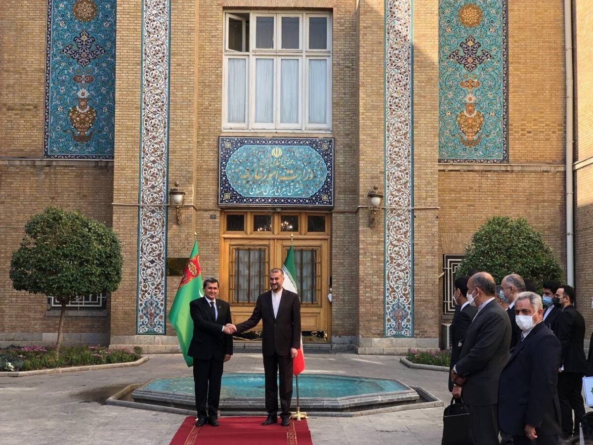 Iran’s FM meets Turkmen counterpart 1 Iran’s FM meets Turkmen counterpart