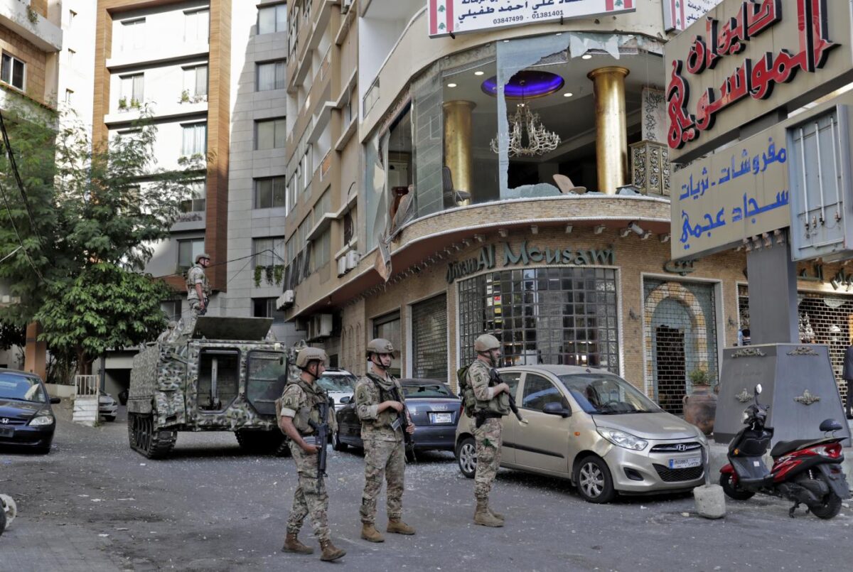 Lebanon army detains nine people following Beirut clashes