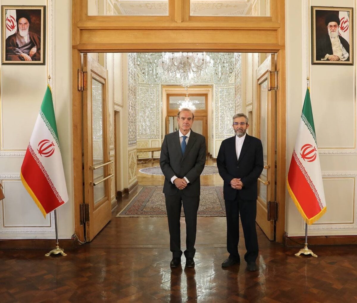 Top Iran nuclear negotiator meets EU’s Mora 1 Top Iran nuclear negotiator meets EU’s Mora