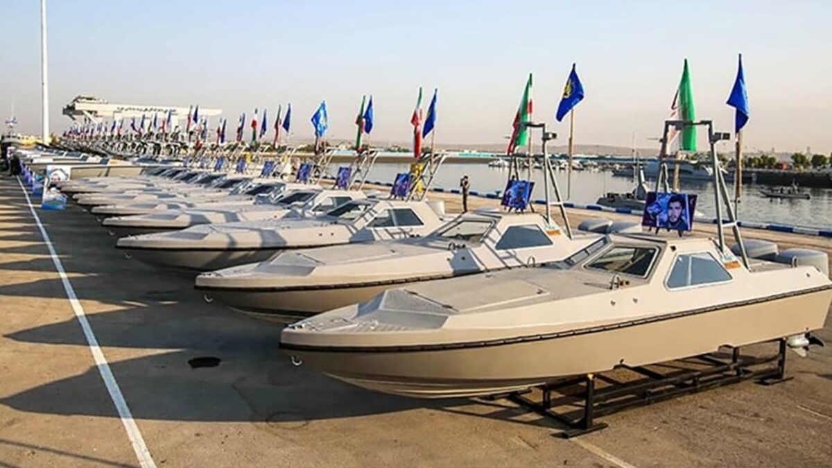 The Naval Force of Iran’s Islamic Revolution Guards Corps (IRGC) receive 110 new vessels