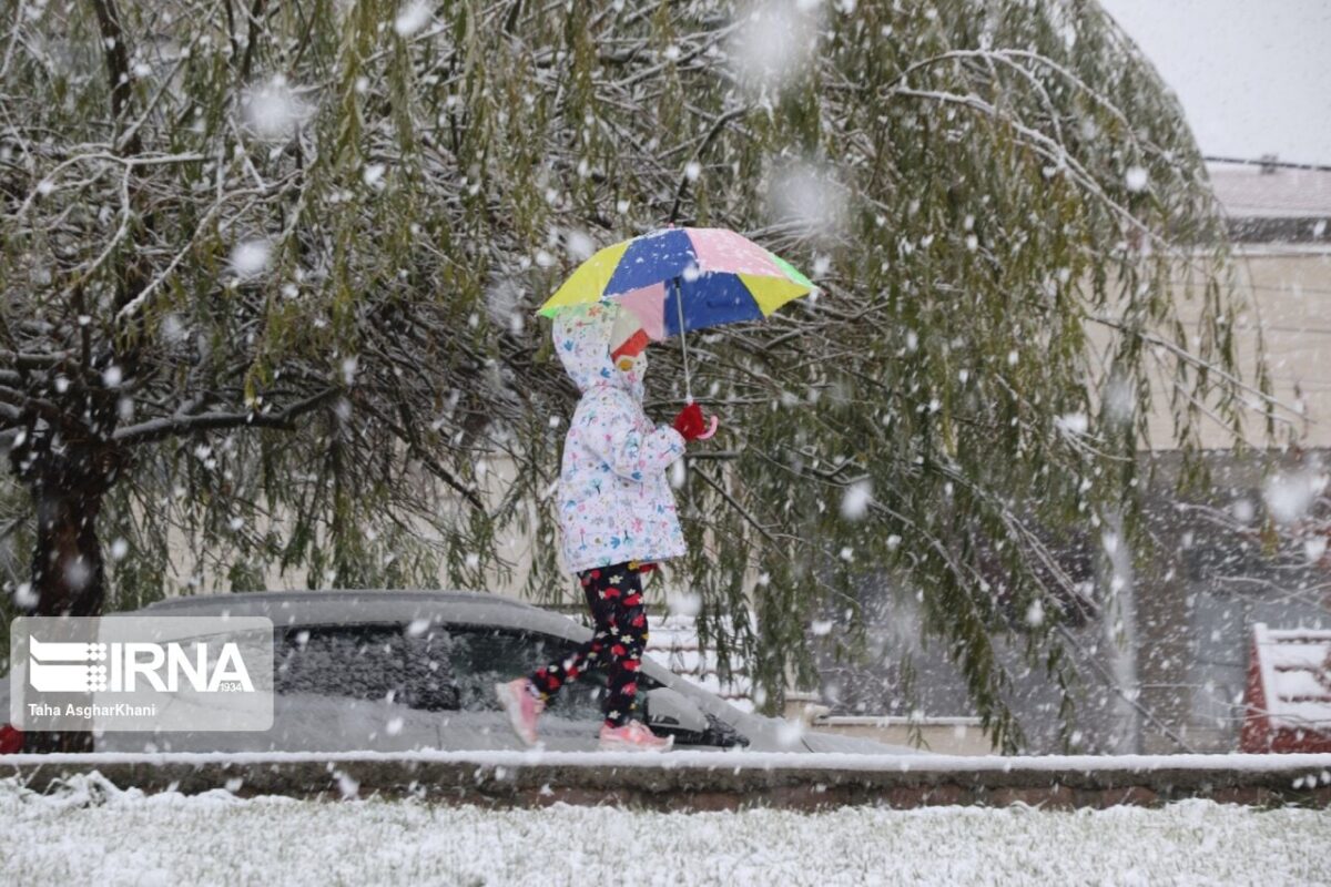 Urmia, capital of Iran’s West Azerbaijan Province covered in snow