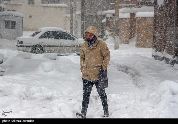 Iran’s NW city of Ardabil covered in snow again
