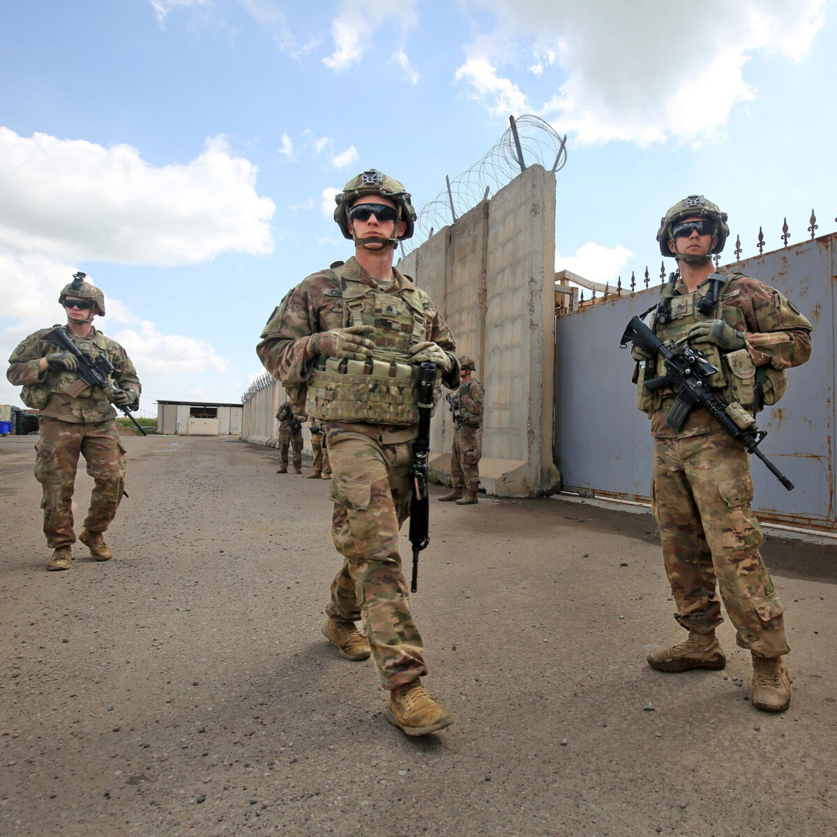 US military camp in Iraq hit by rocket attack 1 US military camp in Iraq hit by rocket attack