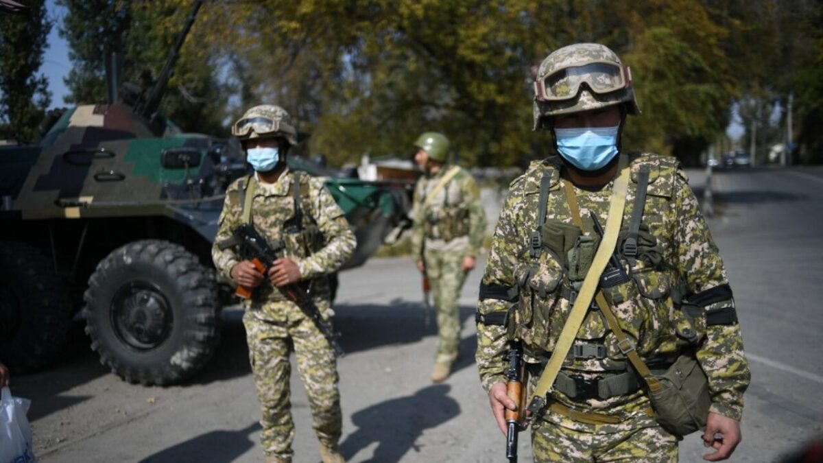 Shooting reported between Kyrgyz, Tajik border troops