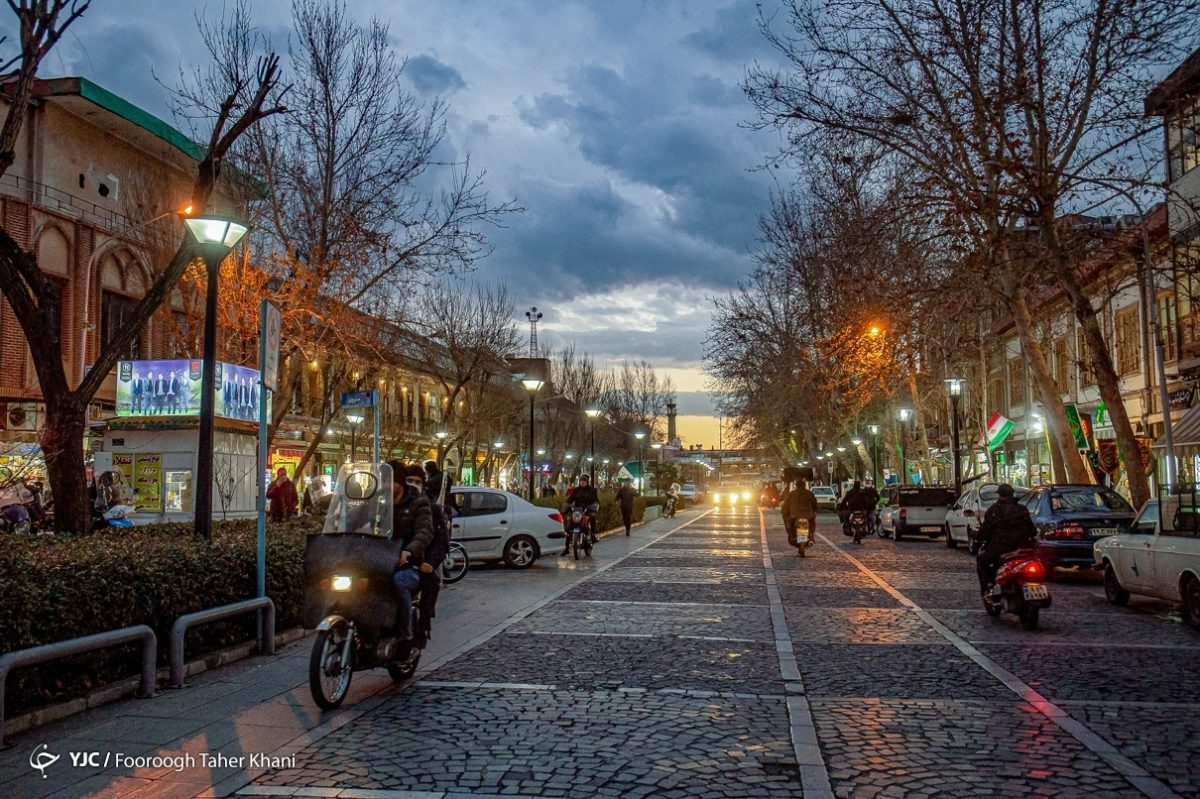 Iran cultural heritage: 200-year-old Marvi Alley in Tehran
