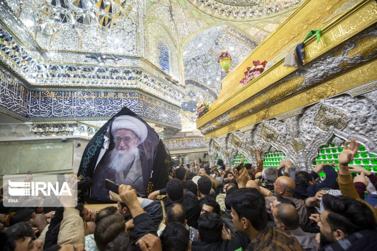 Body of Shia cleric inside Imam Hussein Shrine 1 Body of Shia cleric inside Imam Hussein Shrine
