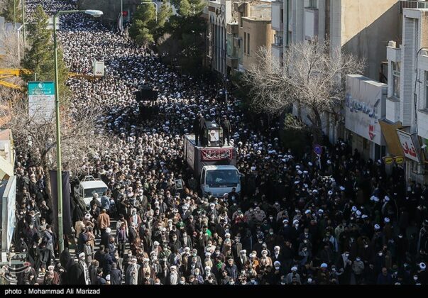 Funeral ceremony held in Qom for Ayatollah Safi Golpayegani