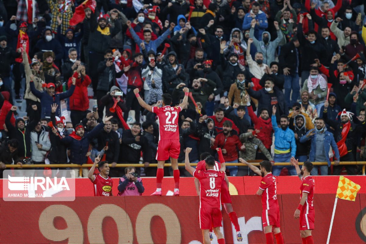 Tehran derby football match Persepolis and Esteghlal