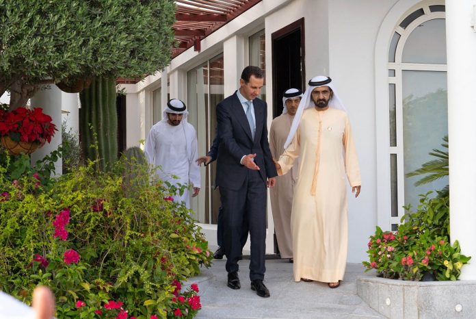 Syria President Bashar Assad in UAE