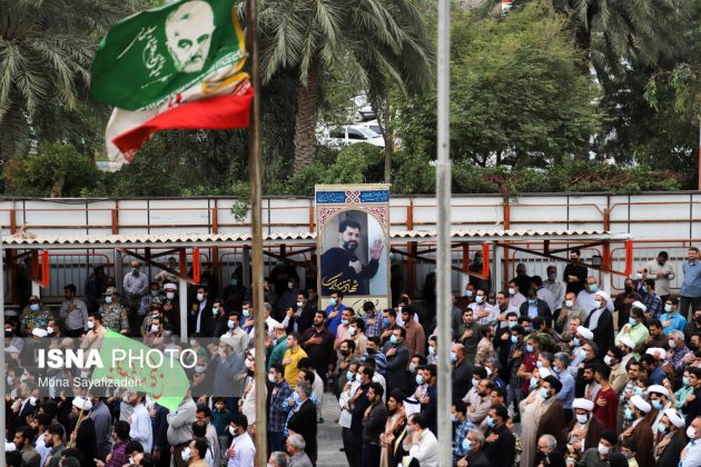 Iran holds mass funeral for military advisers killed in Israeli attack on Damascus