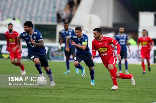 Tehran derby football match Persepolis and Esteghlal