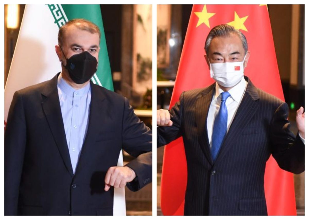 Hossein Amir Abdolahian and Wang Yi