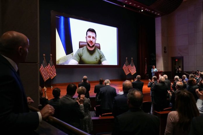 Ukrainian President Volodymyr Zelensky