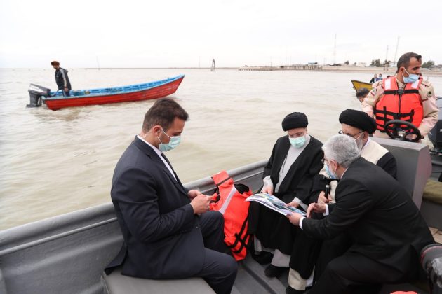 President Raisi visits sole Iranian island of Caspian Sea
