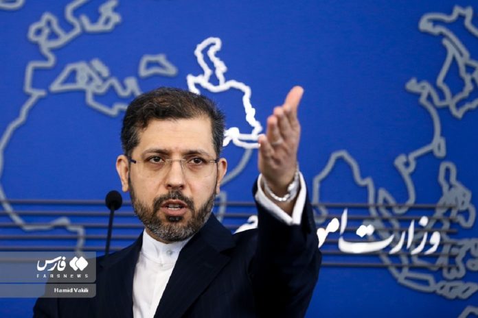 Iranian Foreign Ministry Spokesman Saeed Khatibzadeh