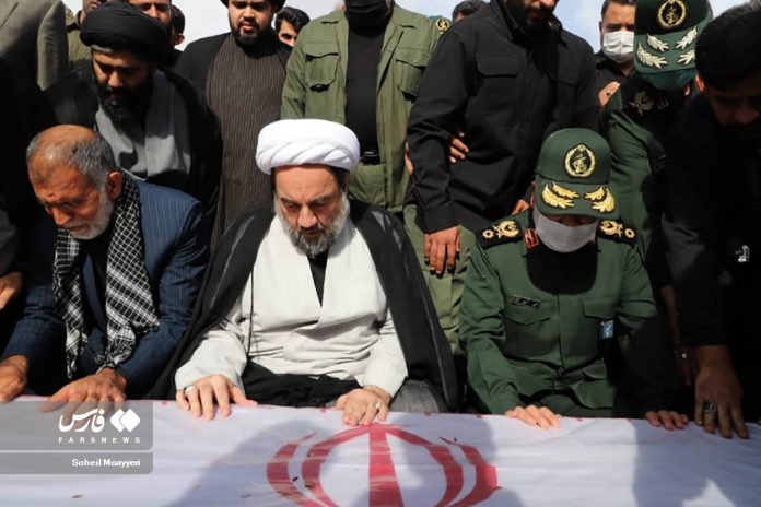 Funeral of an IRGC member