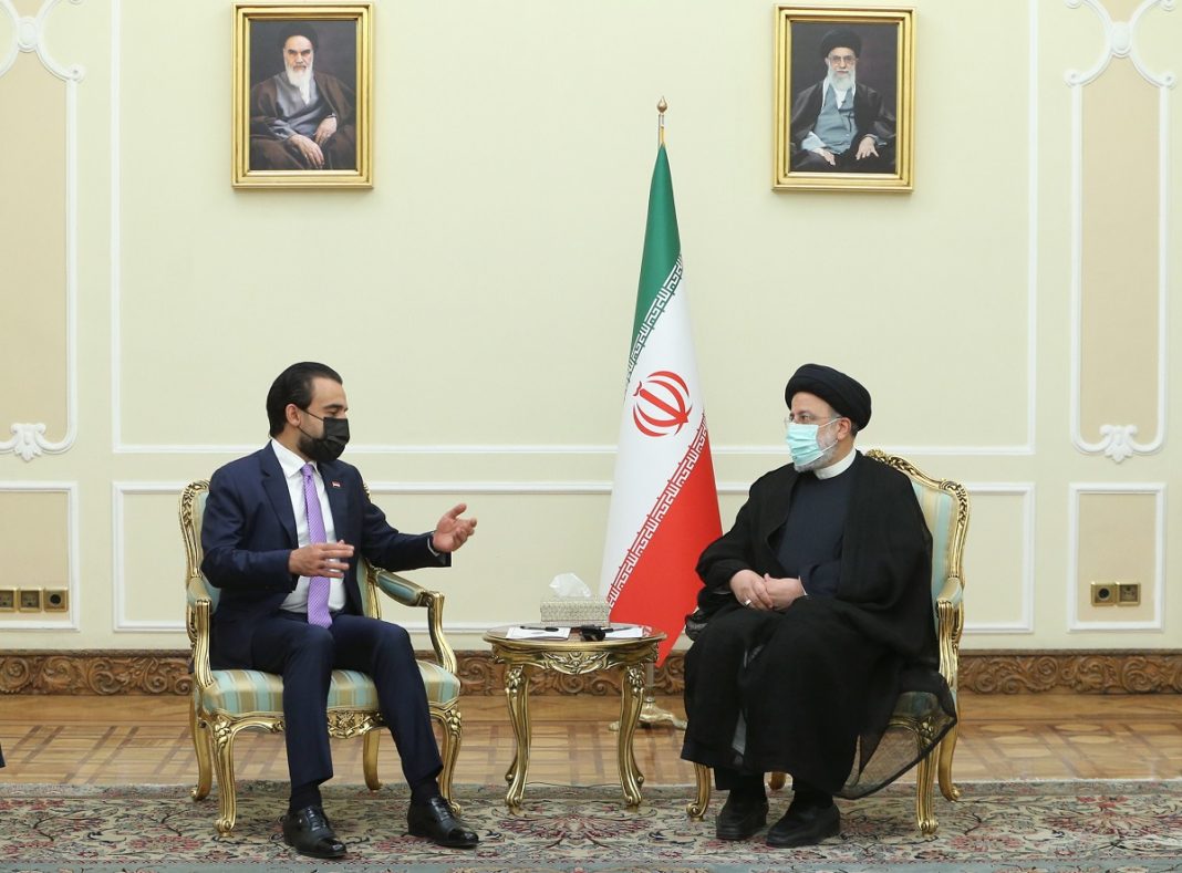 Iran President Ebrahim Raisi & Iraq’s Parliament Mohammed al-Halbousi