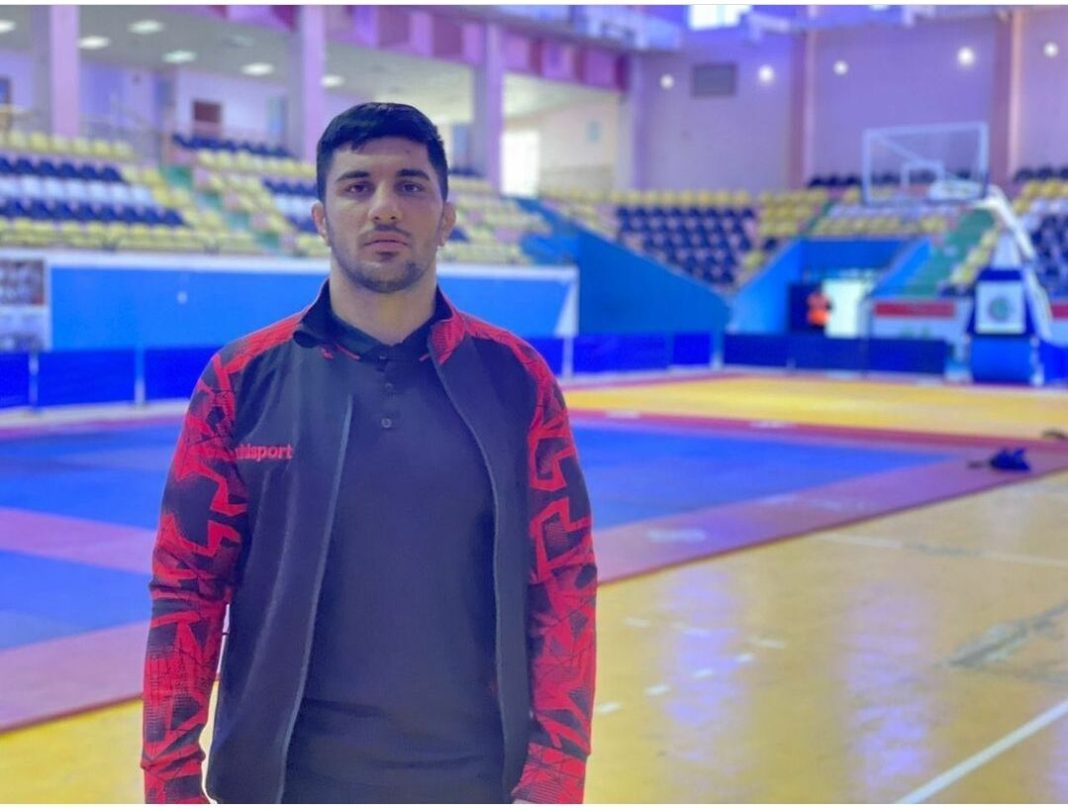 Iranian national Judo champion Arash Aghaei