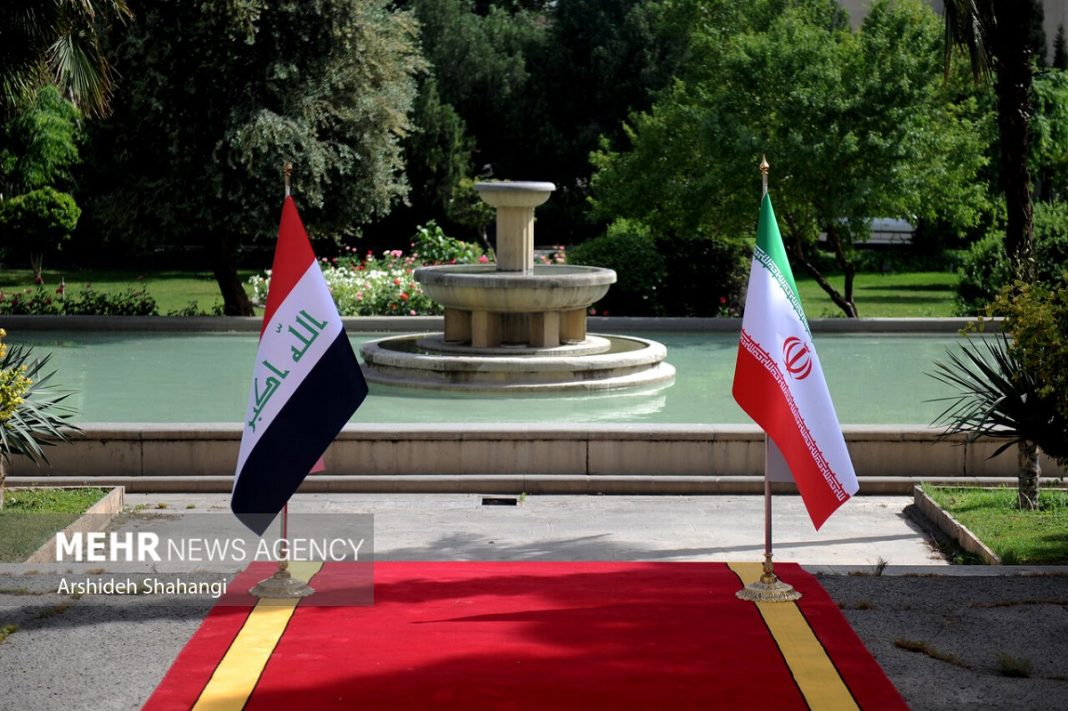 Iran and Iraq Flags