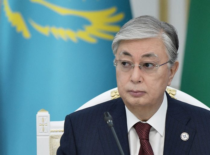 Kazakh President Kassym-Jomart Tokayev