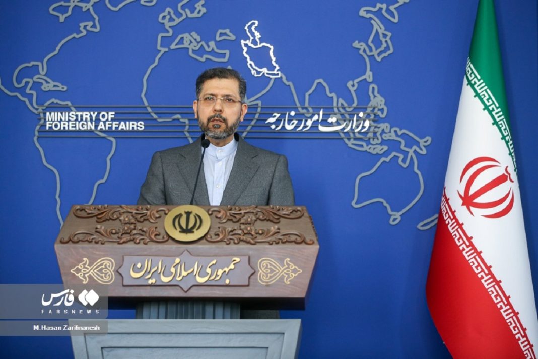Iranian Foreign Ministry Spokesman Saeed Khatibzadeh