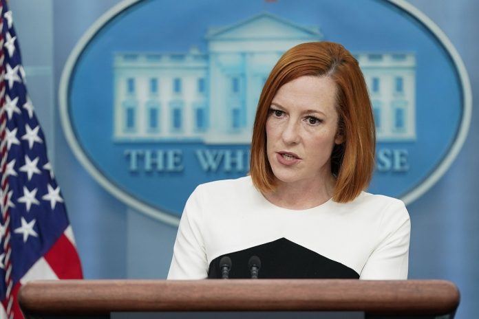 White House press secretary Jen Psaki