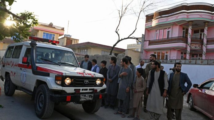 Afghanistan Blast Mosque Kabul