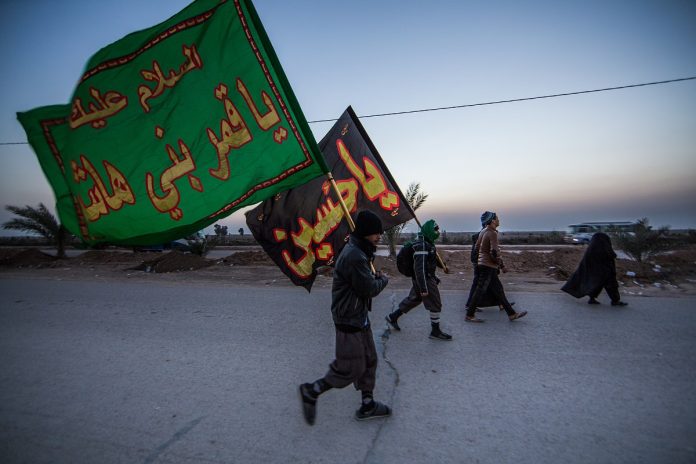 Iranian pilgrims in Iraq