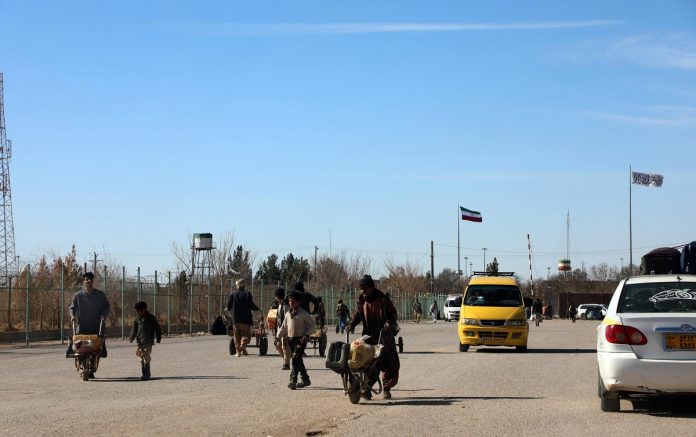 Iran- Afghanistan border crossing