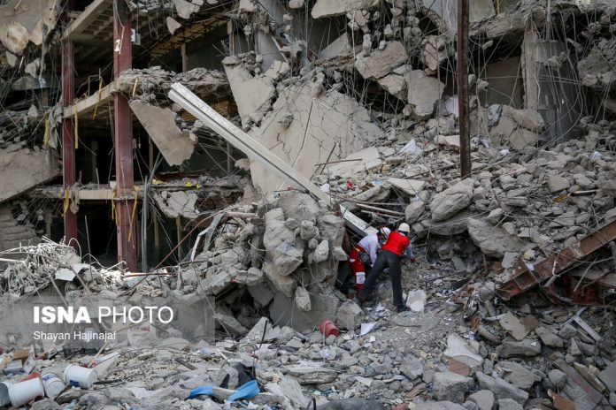 Iran building collapse