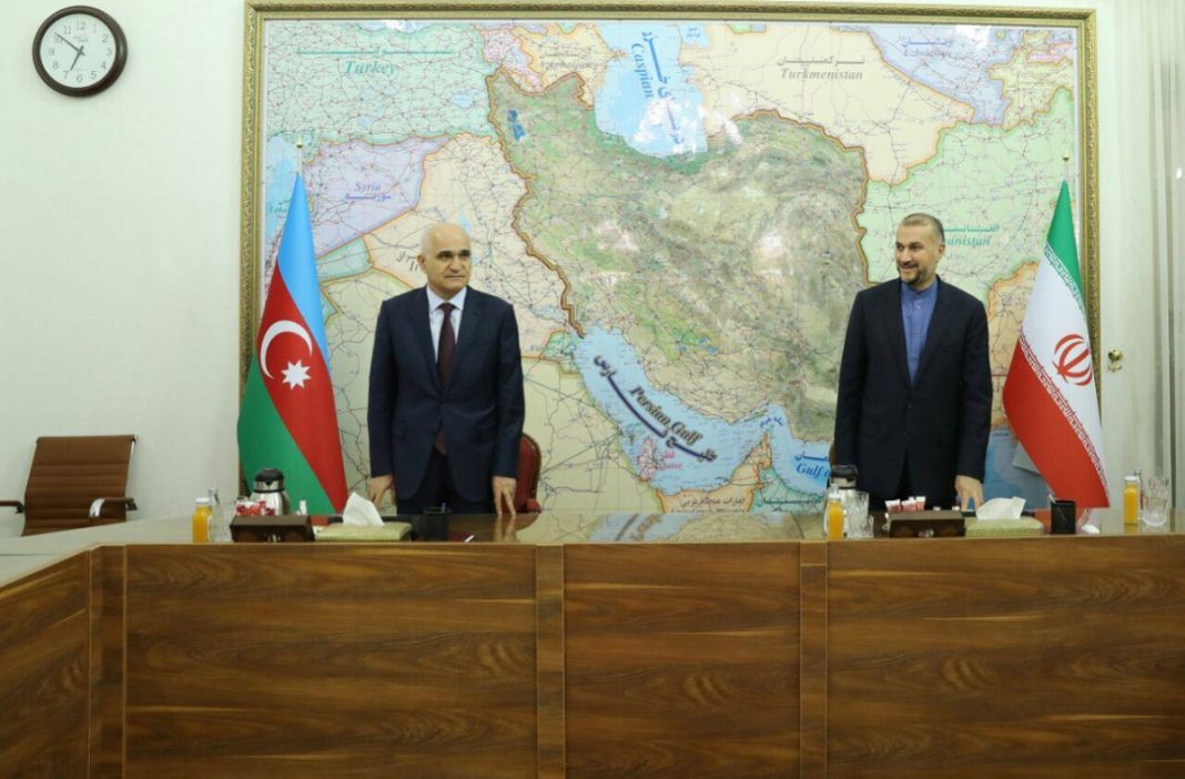Hossein Amir Abdollahian & Azerbaijani Deputy Prime Minister Shahin Mustafayev