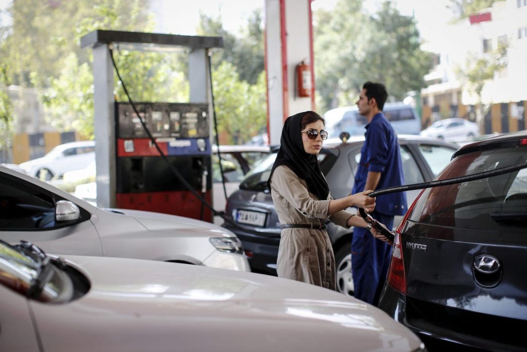 Iran petrol station