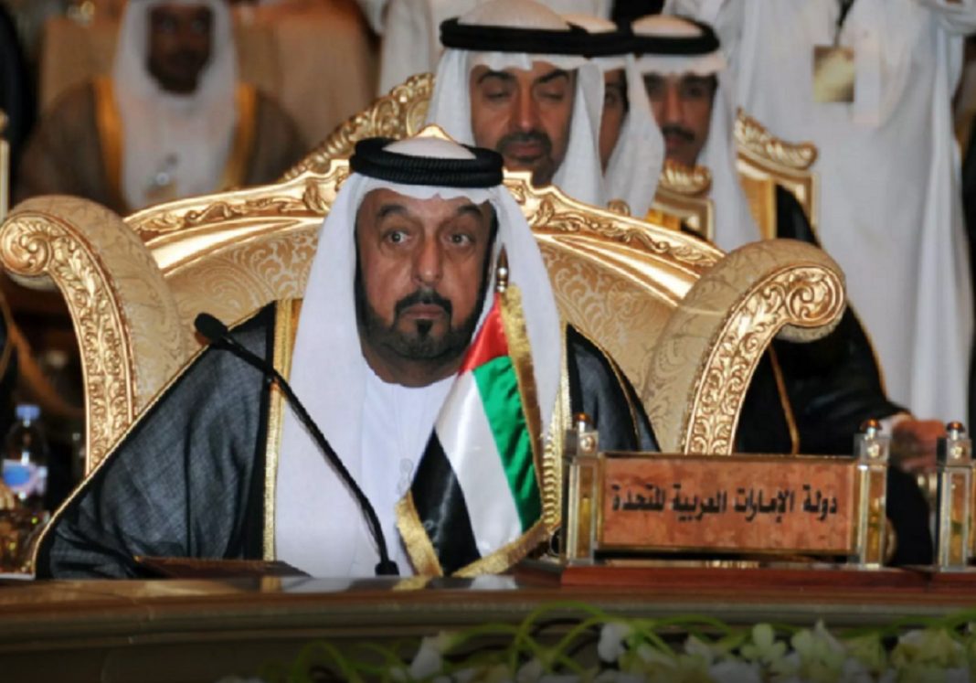 United Arab Emirates President Sheikh Khalifa Bin Zayed Al Nahyan