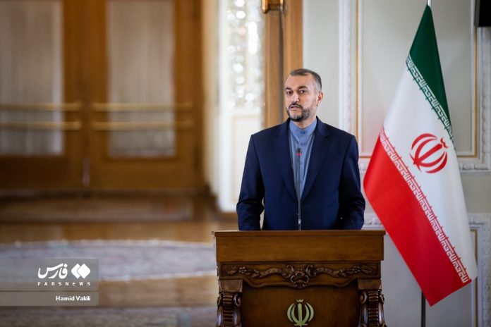 Iran’s foreign minister Hossein Amir Abdollahian
