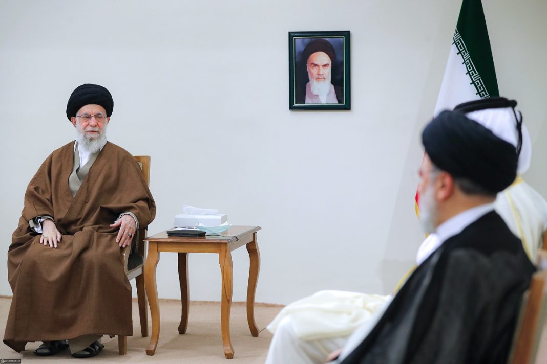 Ayatollah Seyyed Ali Khamenei & Sheikh Tamim bin Hamad al-Thani