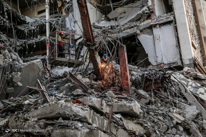 Iran building collapse