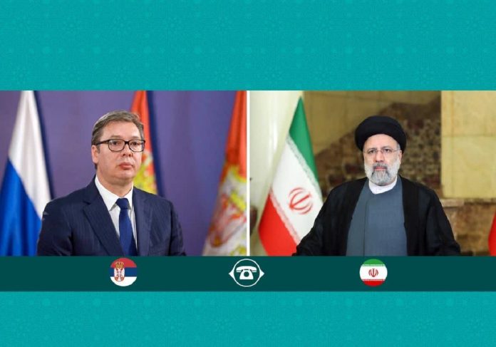 Ebrahim Raisi and Aleksandar Vučić