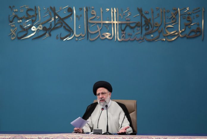Iranian President Ebrahim Raisi